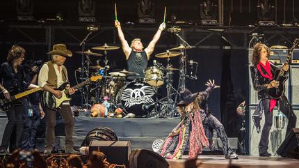 Fotografía promocional de Foto de Aerosmith en concierto