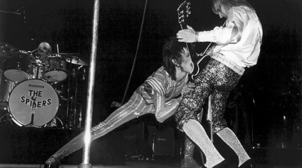 Fotografía promocional de Foto de David Bowie en el escenario