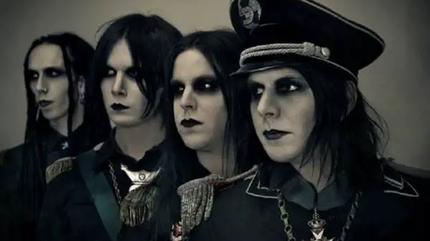 Promotional photograph of La banda sueca de heavy metal Deathstars.