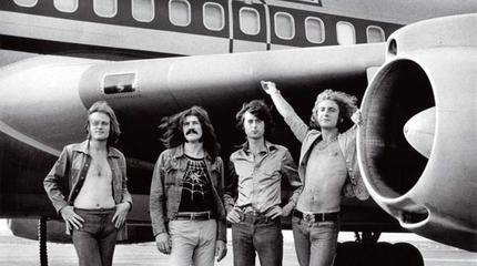 Fotografia promocional de Led Zeppelin.