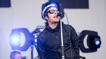 Fotografía promocional de Foto de Liam Gallagher en concierto