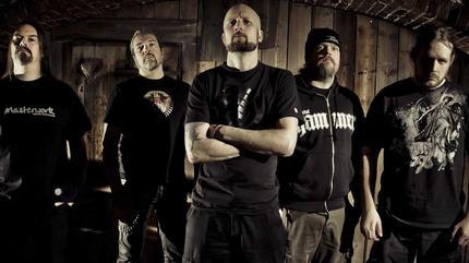 Promotional photograph of La banda de metal progresivo Meshuggah.