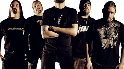 Promotional photograph of Meshuggah.