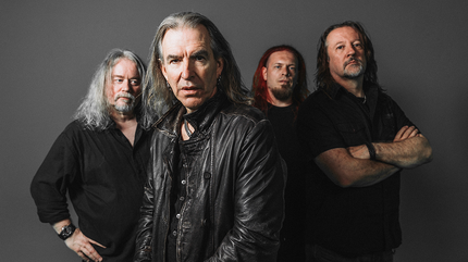 Promotional photograph of La banda británica New Model Army.