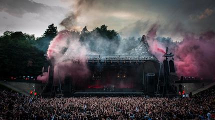 Fotografia promozionale di Foto de Rammstein en concierto.