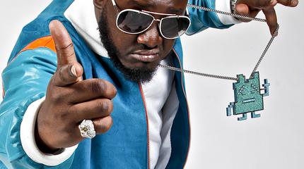 Promotional photograph of T-Pain.