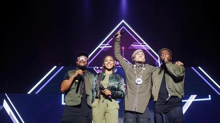 Promotional photograph of foto The Black Eyed Peas en concierto.