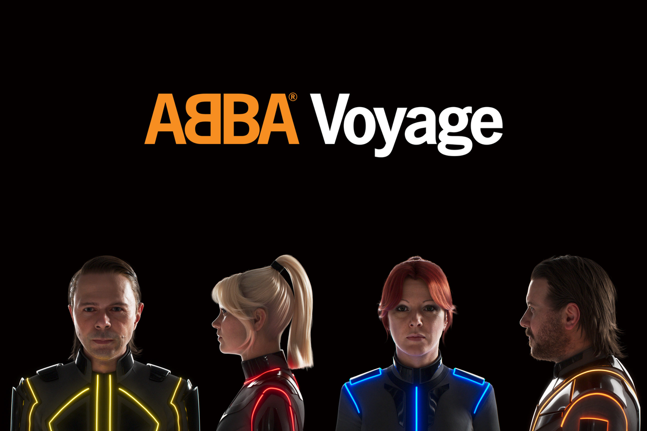 Promotional photograph of ABBA Voyage.