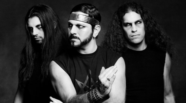 Promotional photograph of Absu.