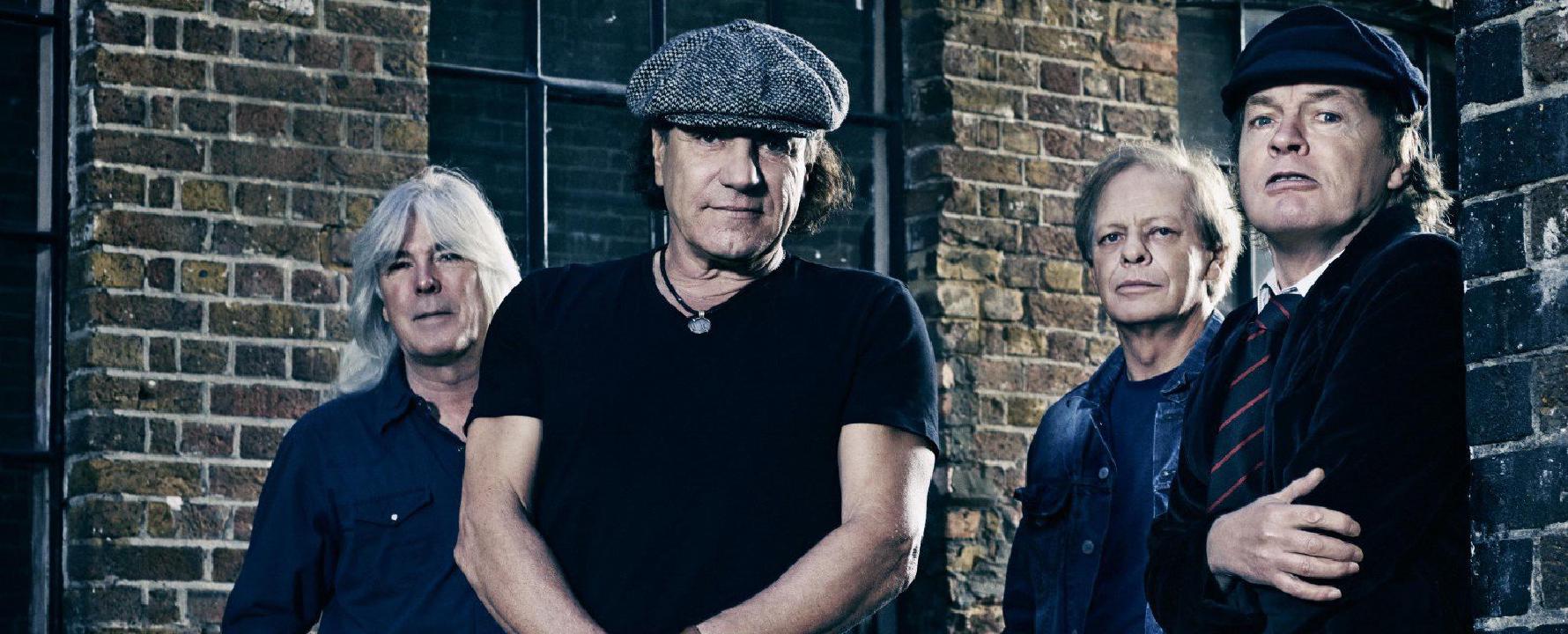 Promotional photograph of AC/DC.