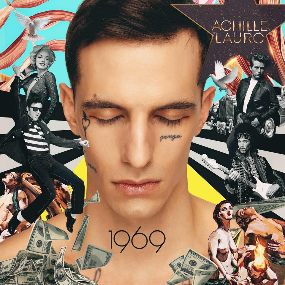 Fotografia promozionale di Achille Lauro.