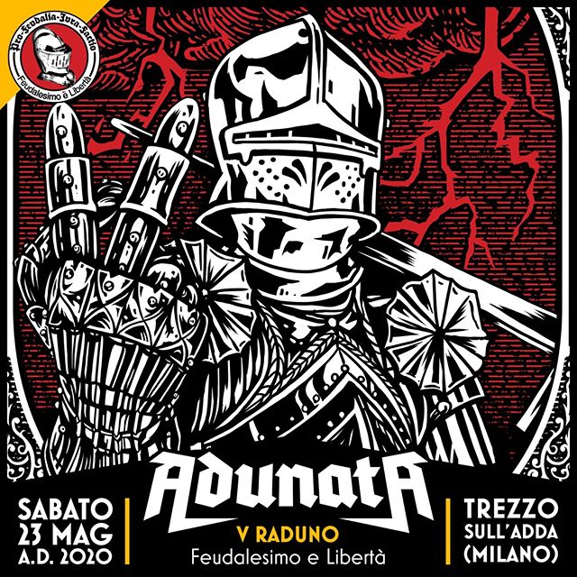 Promotional photograph of Concierto de ADUNATA DI FEUDALESIMO E LIBERTA en Trezzo sull'Adda.