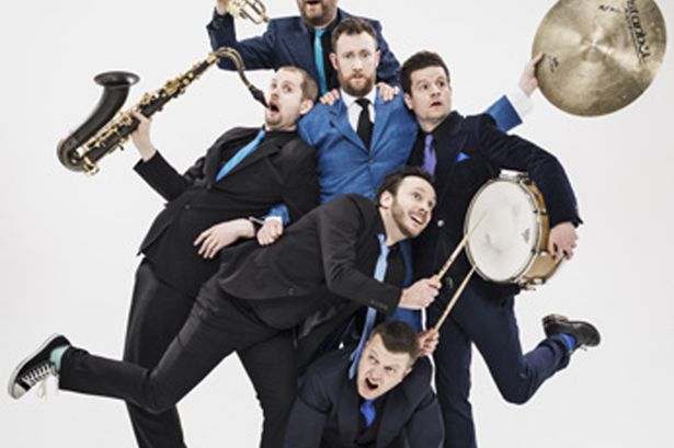 Fotografía promocional de The Horne Section