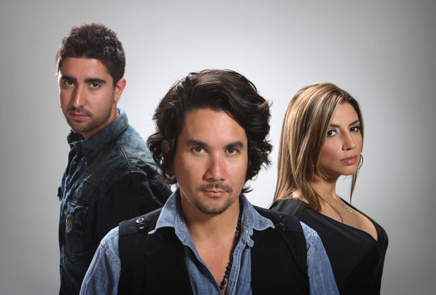 Fotografía promocional de Alex, Jorge y Lena