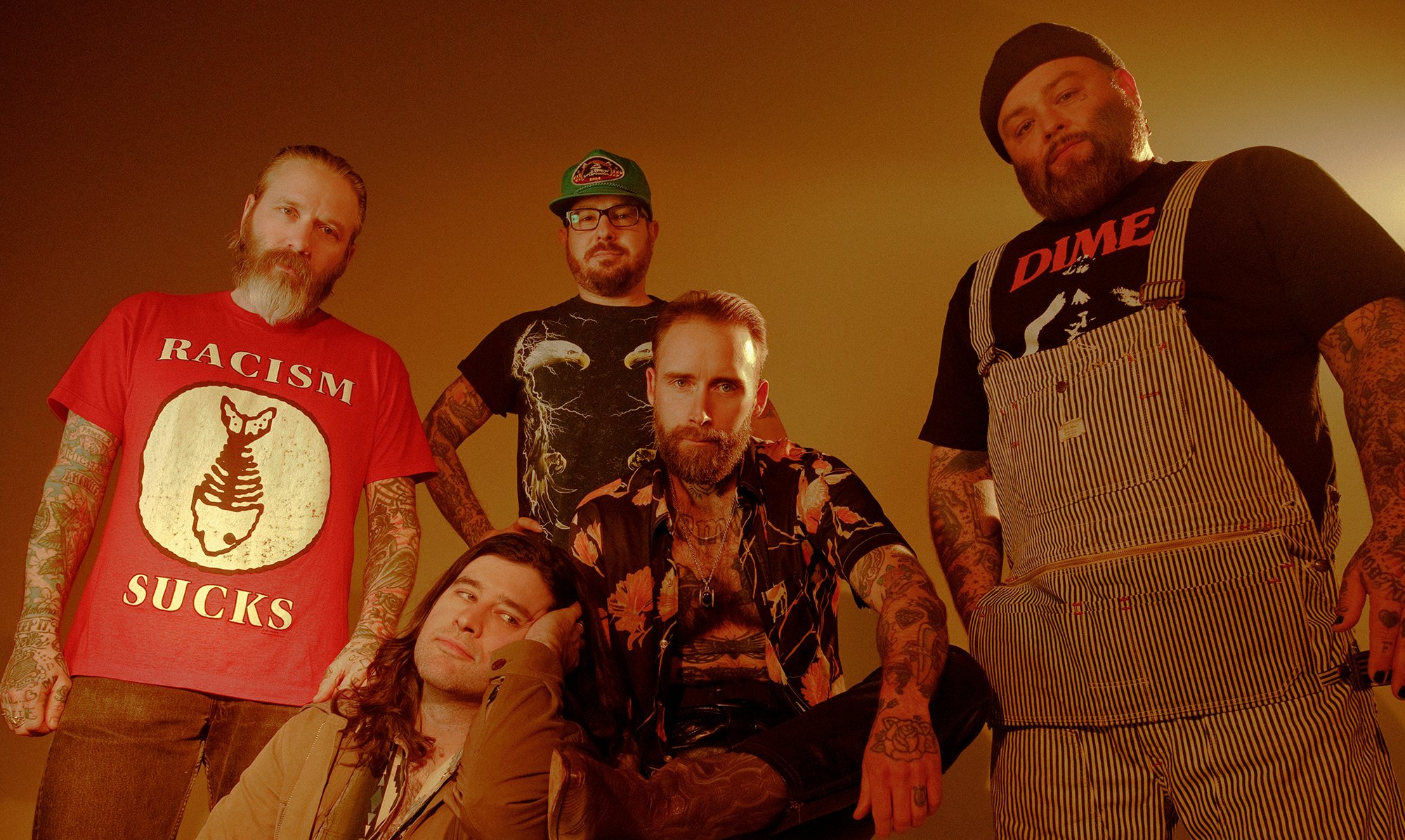 Promotional photograph of Alexisonfire.