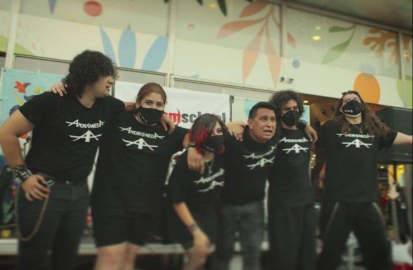 Fotografía promocional de Andromeda