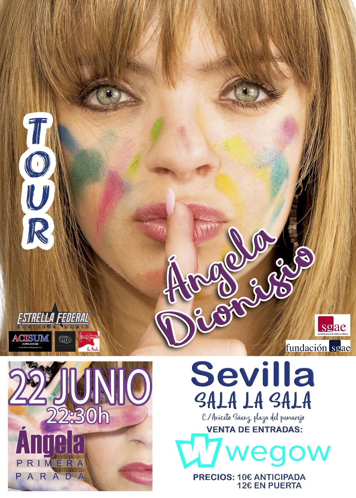 Fotografía promocional de Concierto de Ángela Dionisio en Cádiz