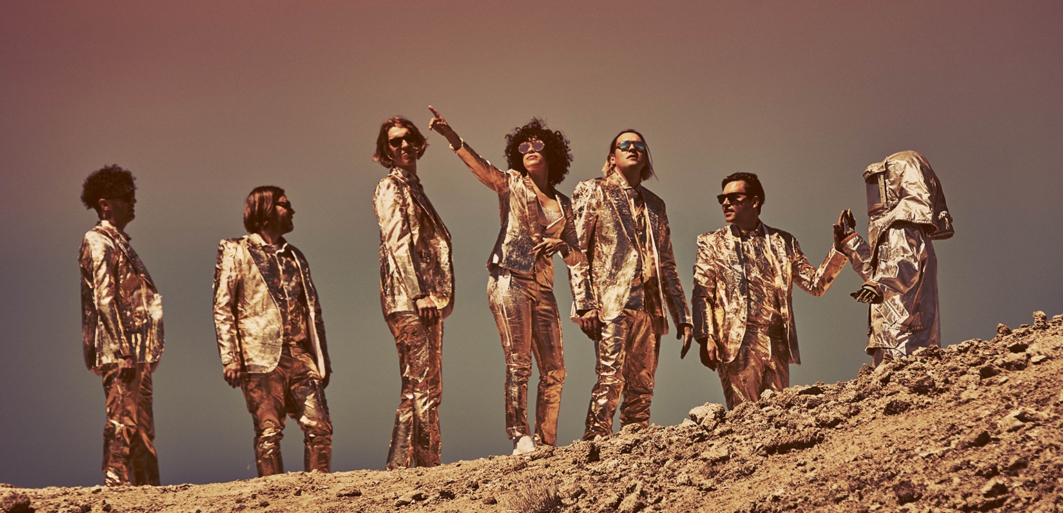 Fotografía promocional de Arcade Fire