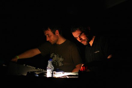 Promotional photograph of Autechre.