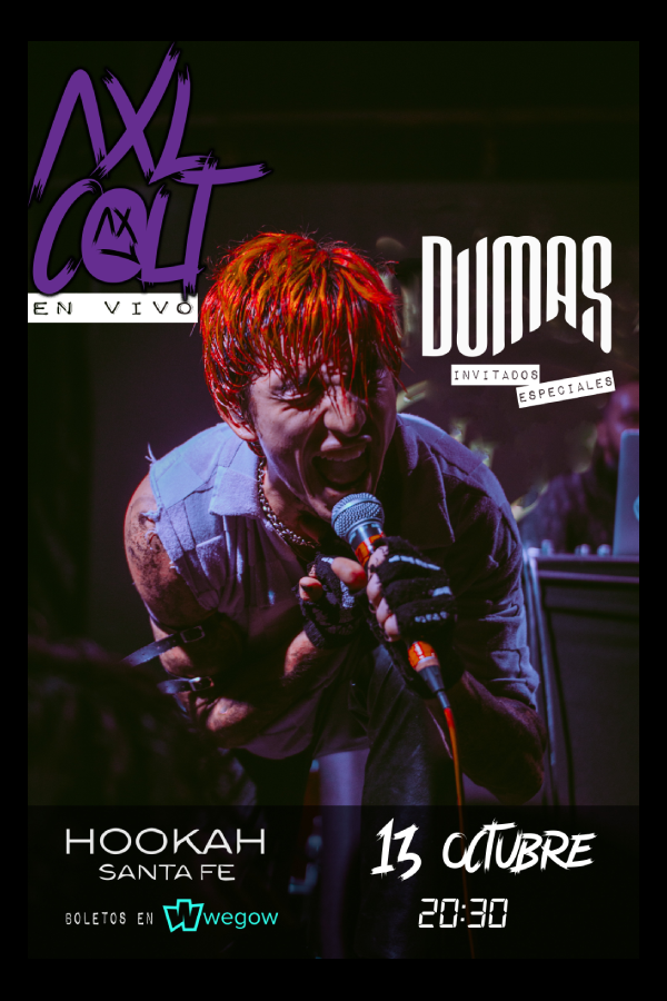 Fotografía promocional de Axl Colt