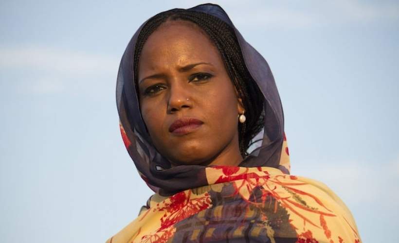 Promotional photograph of Aziza Brahim.