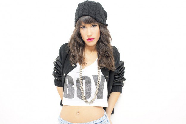 Fotografia promozionale di Baby K.