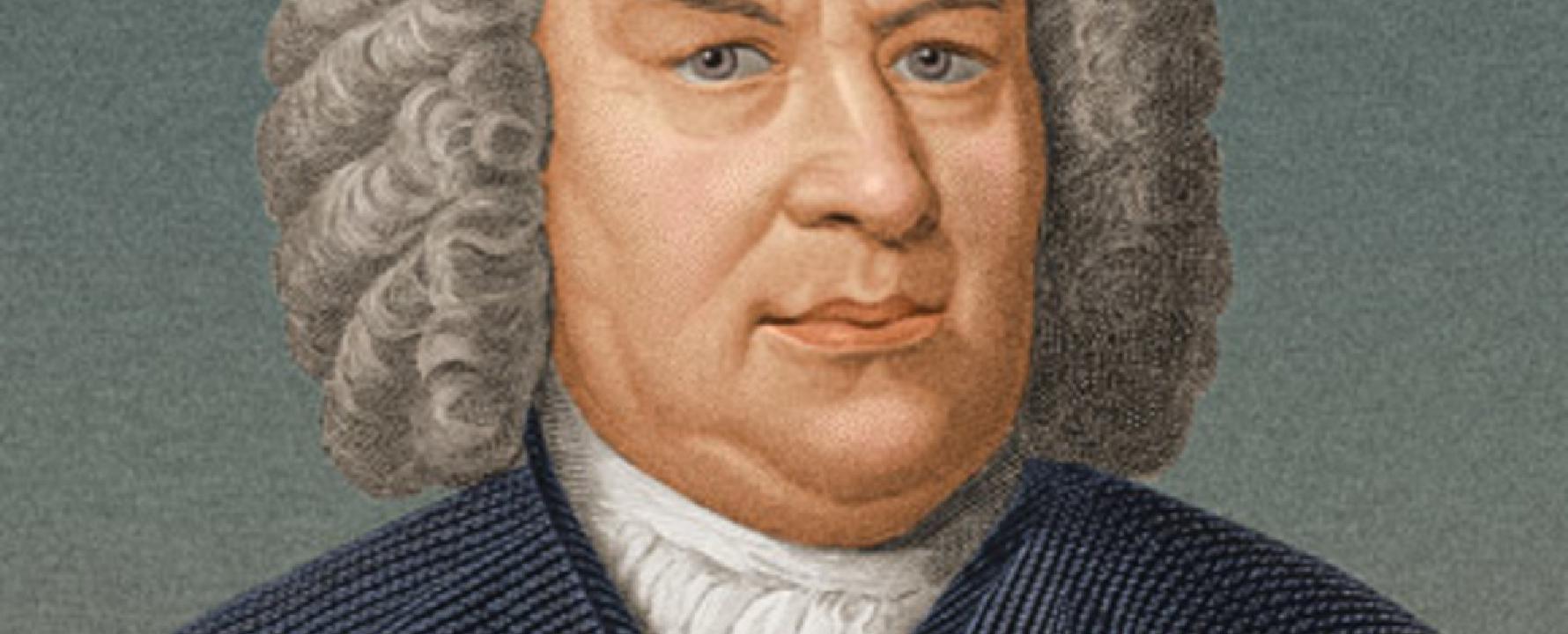 Promotional photograph of Johann Sebastian Bach.