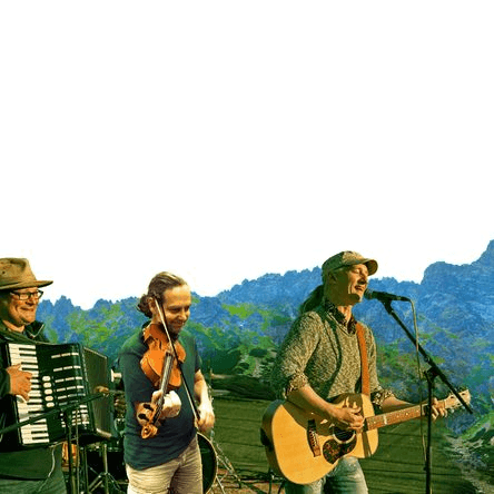 Promofoto von Concierto de Bad Penny en Leverkusen.