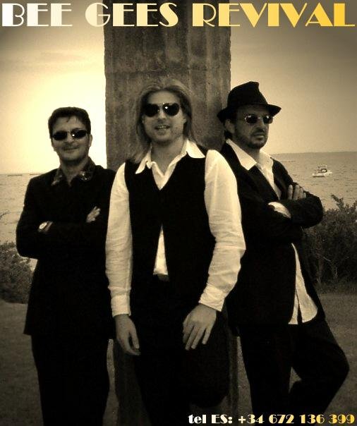 Promofoto von Bee Gees Revival.