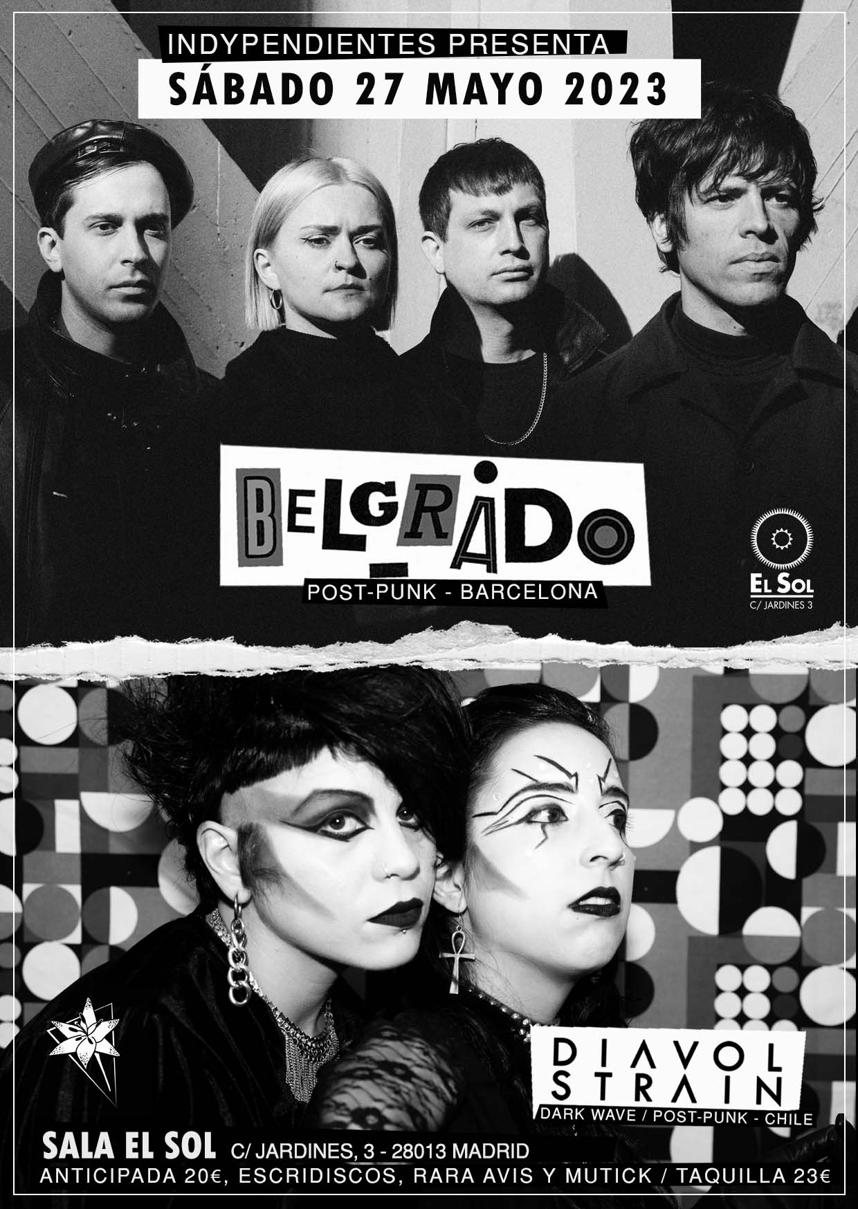 Fotografía promocional de Belgrado, Barcelona