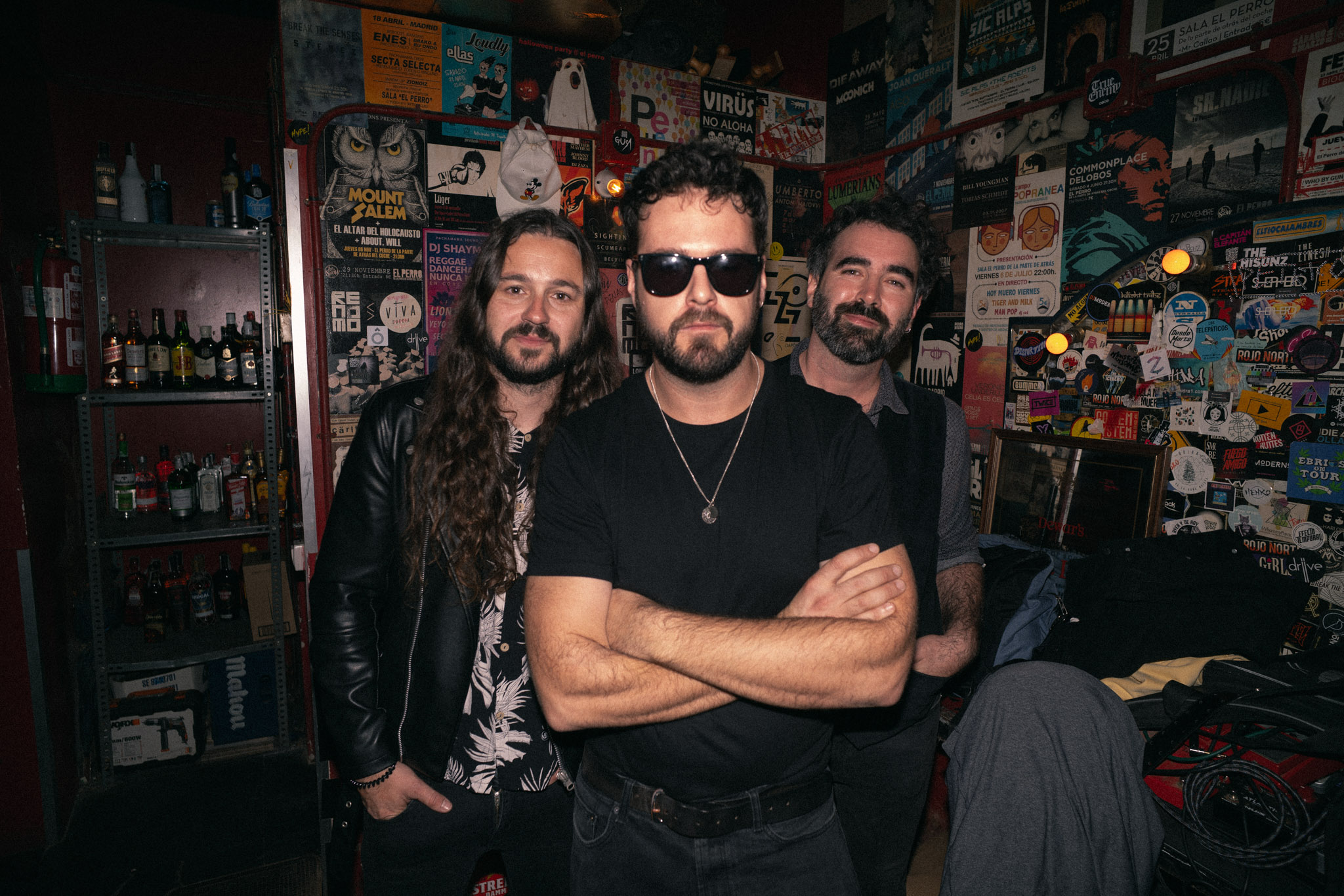 Fotografía promocional de Billy Flamingos