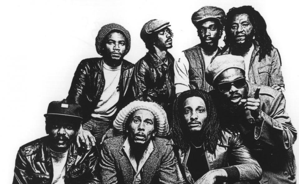 Fotografía promocional de Bob Marley & The Wailers