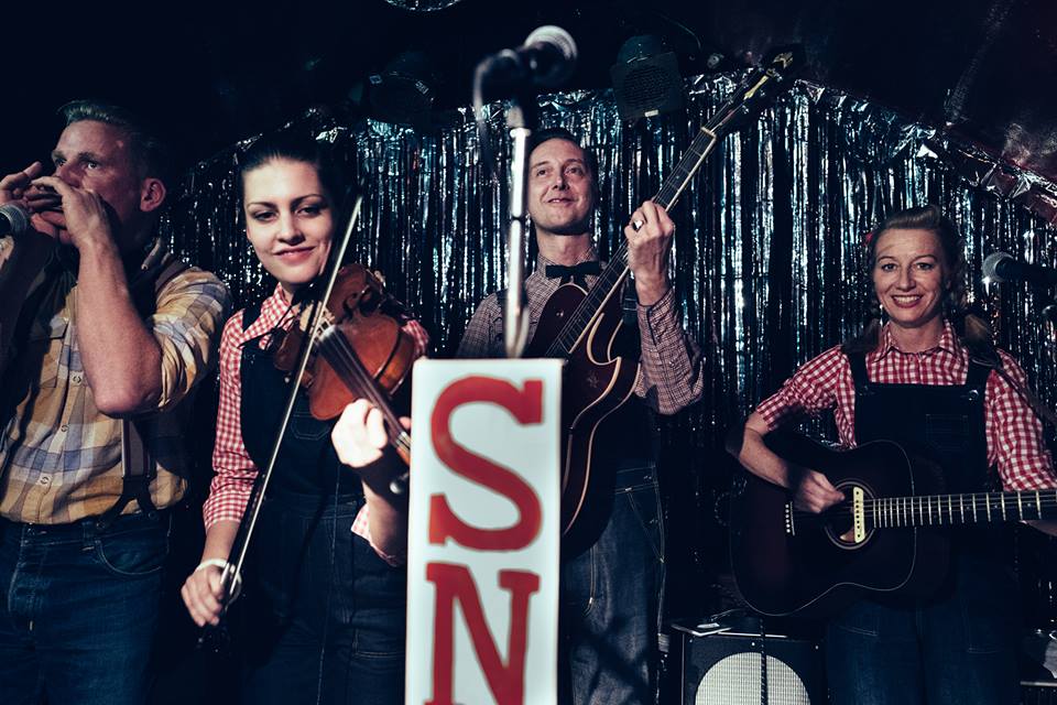 Promotional photograph of Bontempi's Snake Oil Company.