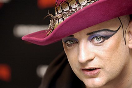 Promotional photograph of Boy George.