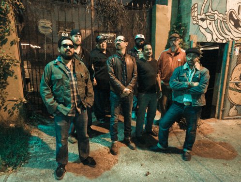 Promotional photograph of Brownout.