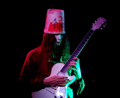Promotional photograph of Buckethead.