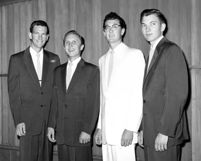 Fotografía promocional de Buddy Holly & The Crickets