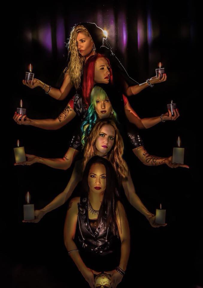 Fotografía promocional de Concierto de Burning Witches en París