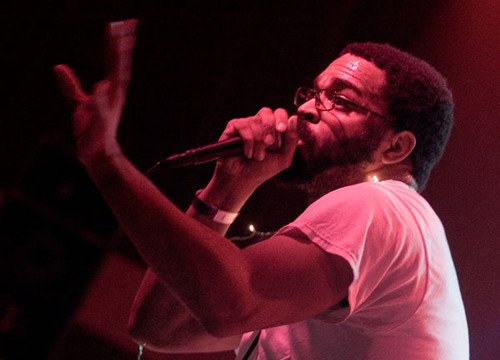 Promotional photograph of Busdriver.