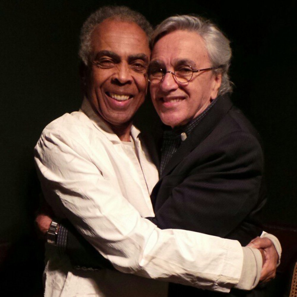Promotional photograph of Caetano Veloso & Gilberto Gil.