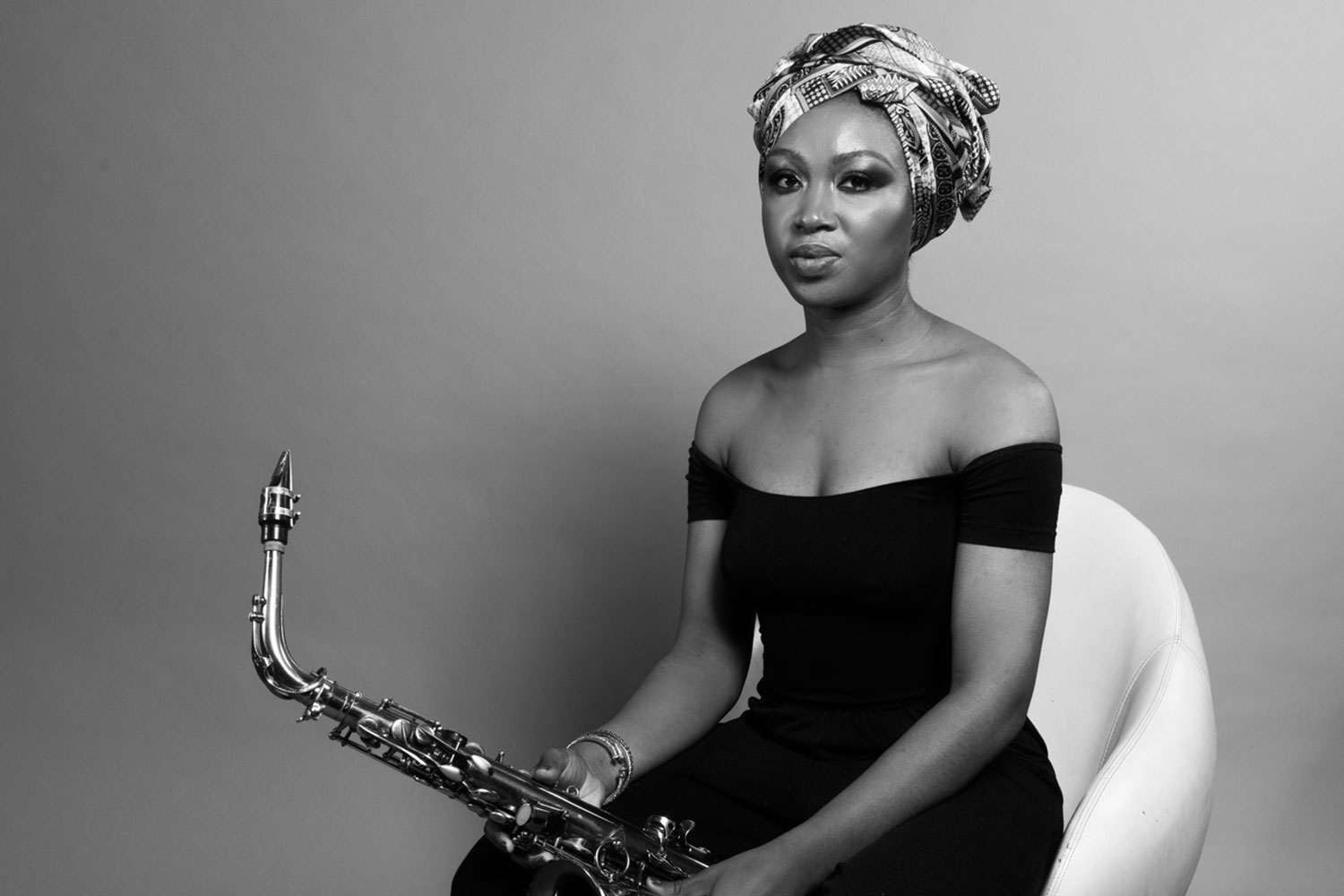 Promofoto von Concierto de Camilla George en Milan.