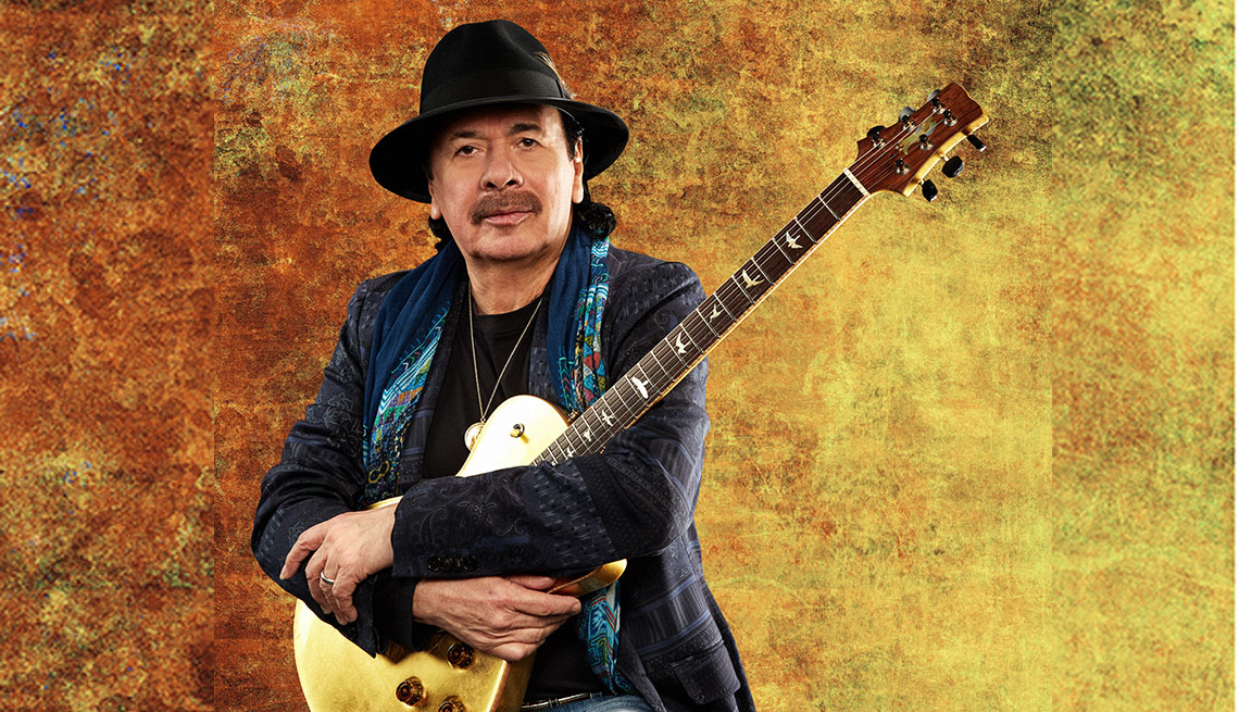 Fotografía promocional de Carlos Santana