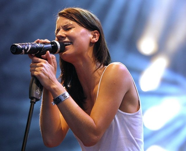 Promofoto von Concierto de Christina Stürmer en Stuttgart.