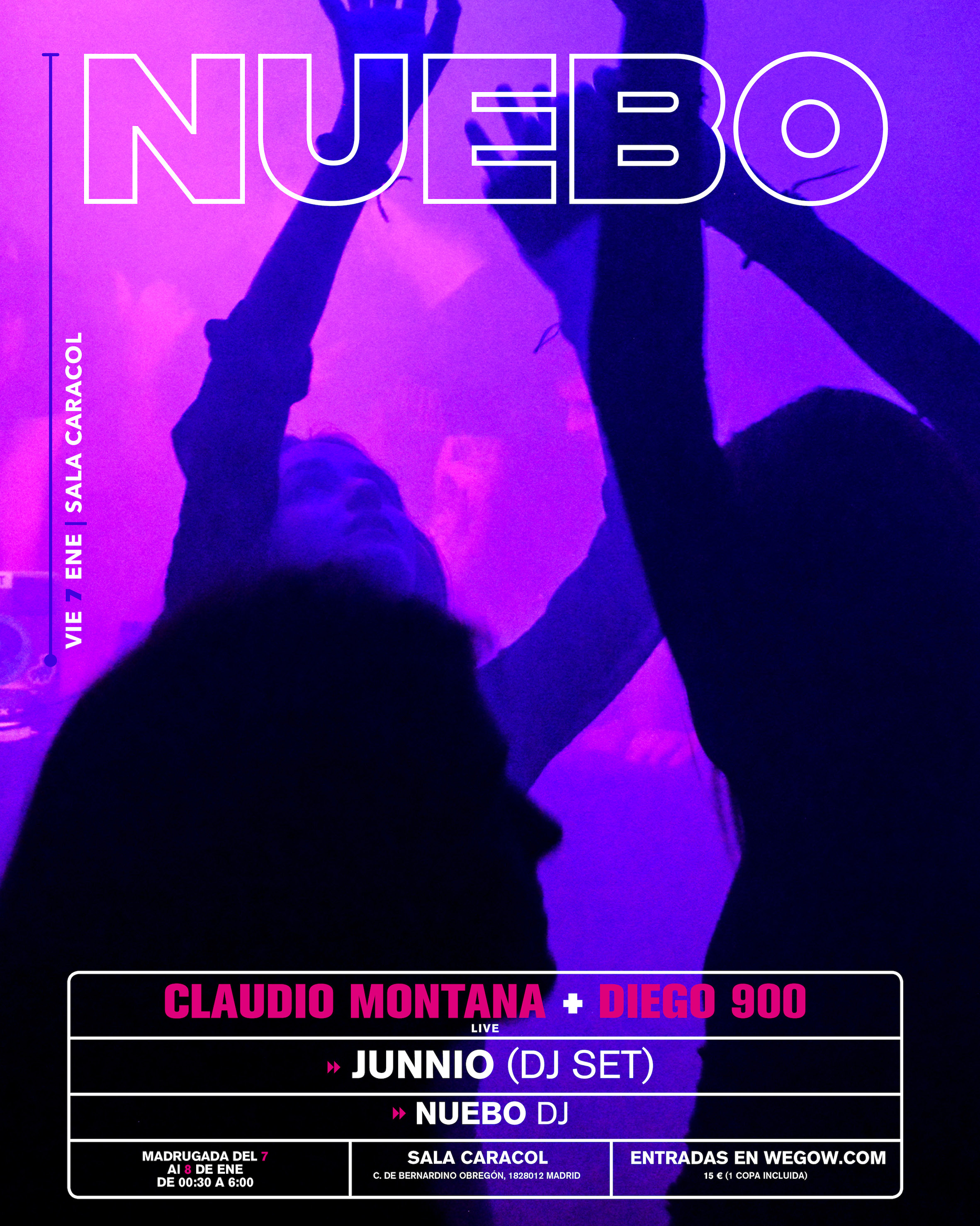 Fotografía promocional de Concierto de Claudio Montana en Madrid