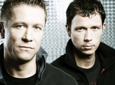 Promotional photograph of Cosmic Gate.