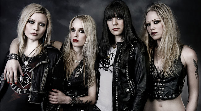 Promotional photograph of Crucified Barbara.