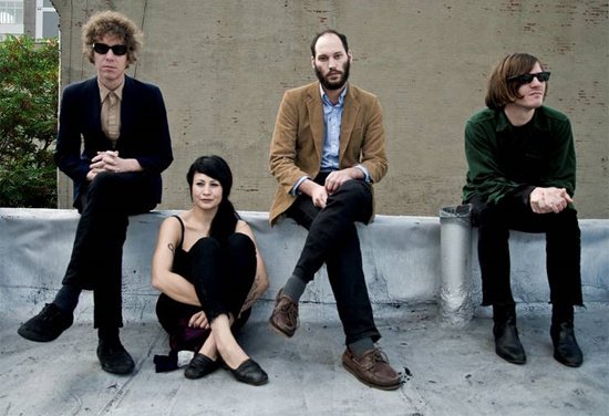 Promotional photograph of Crystal Stilts.