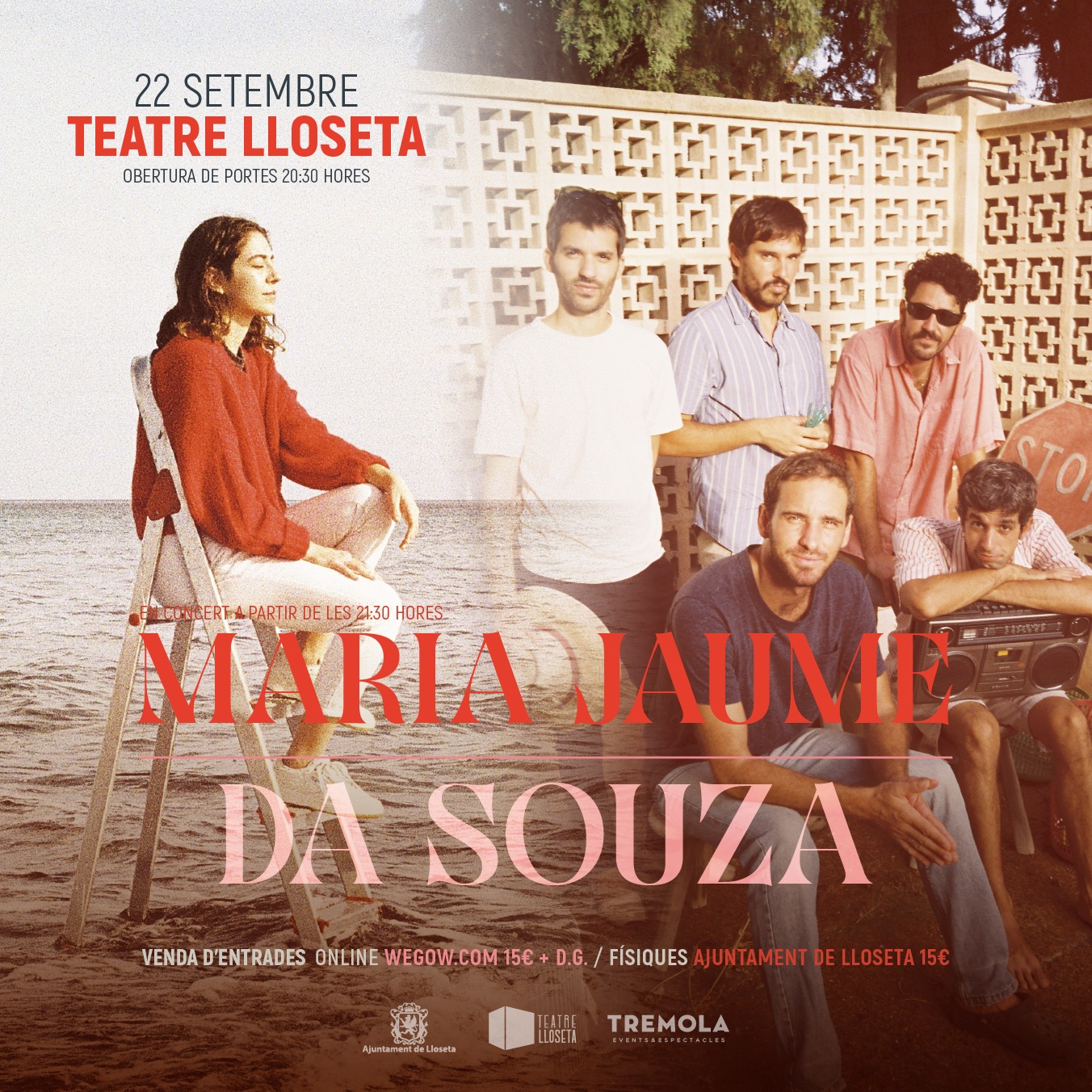 Fotografía promocional de Da Souza i Maria Jaume.