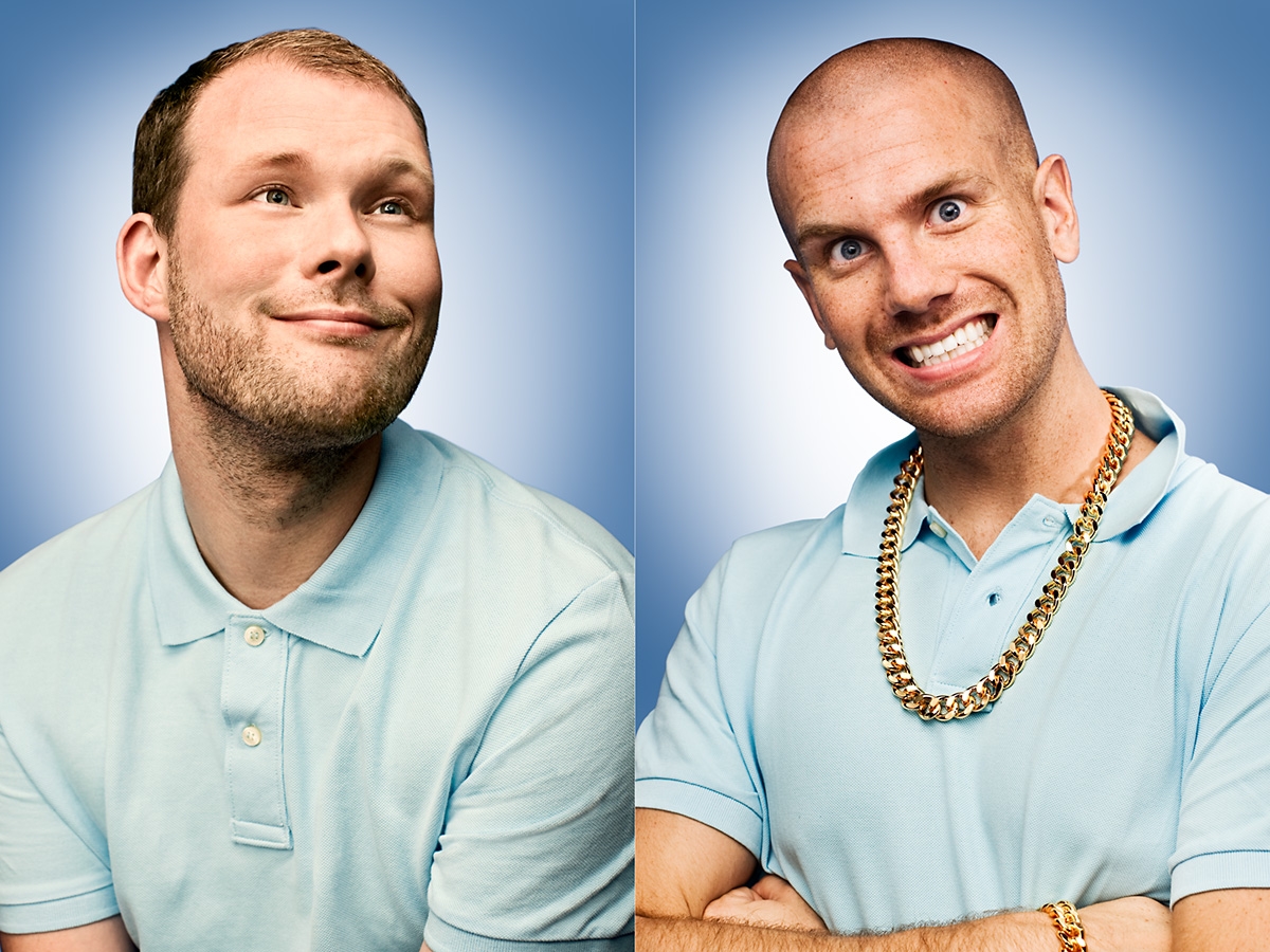 Promotional photograph of Dada Life.