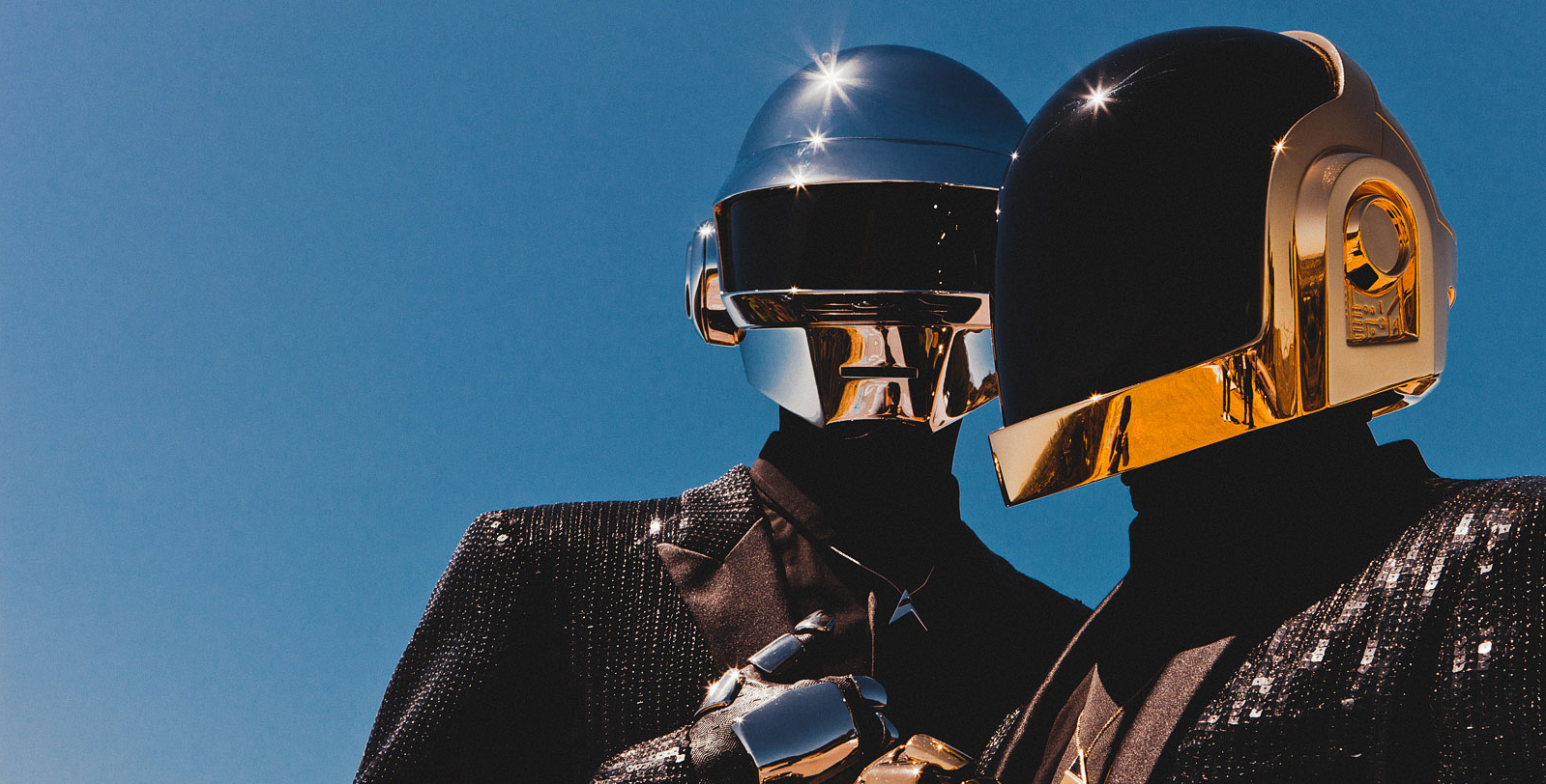 Photographie promotionnelle de Daft Punk.